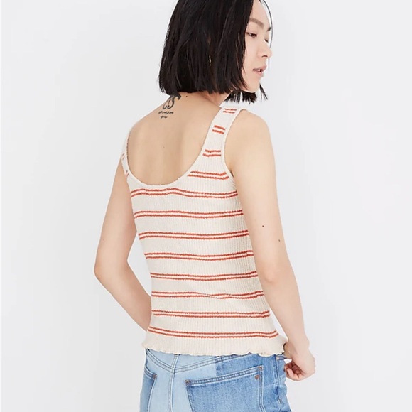 Button-Front Sweater Tank - Picture 2 of 3